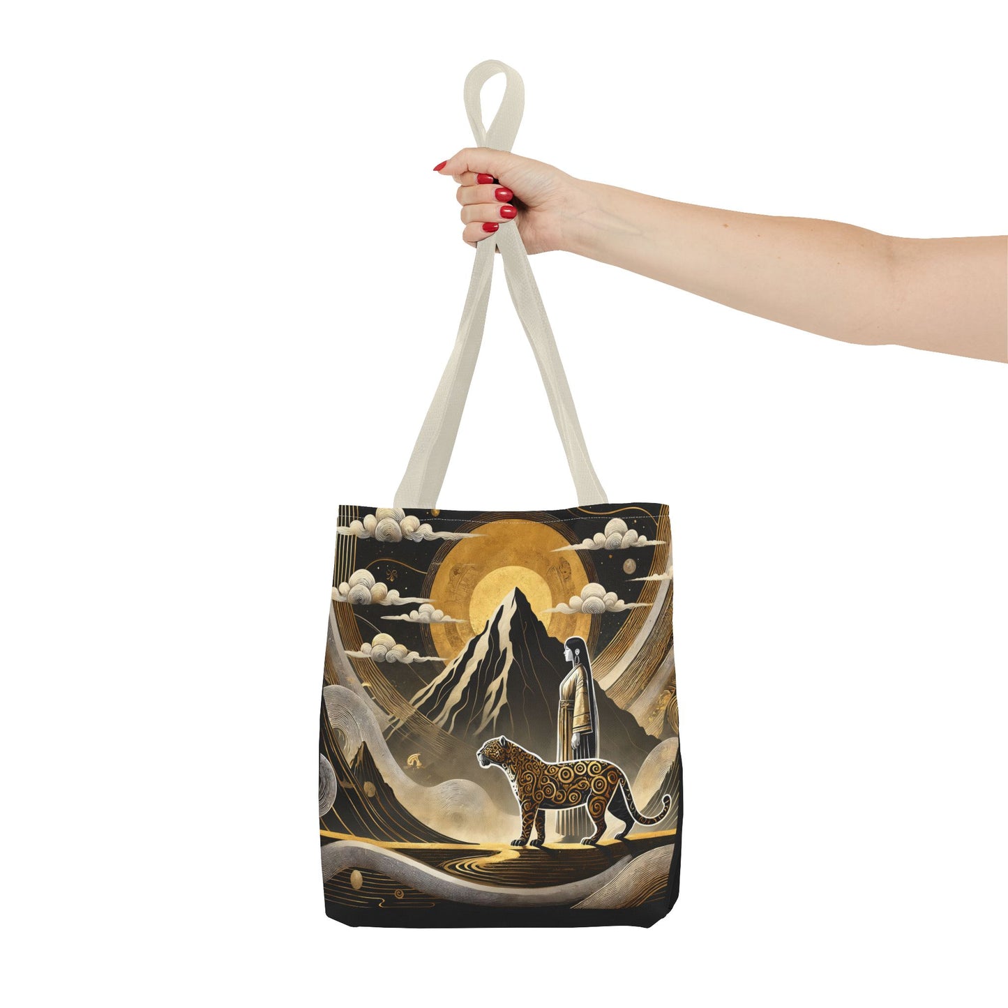 Golden Dream & Jaguar's Path Spirit Tote Bag