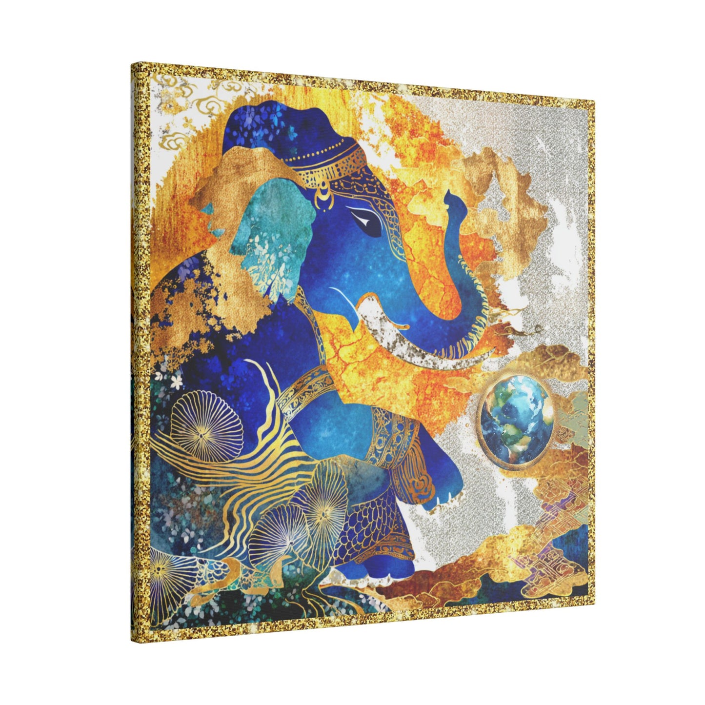 Blessing of Ganesha-Matte Canvas Art
