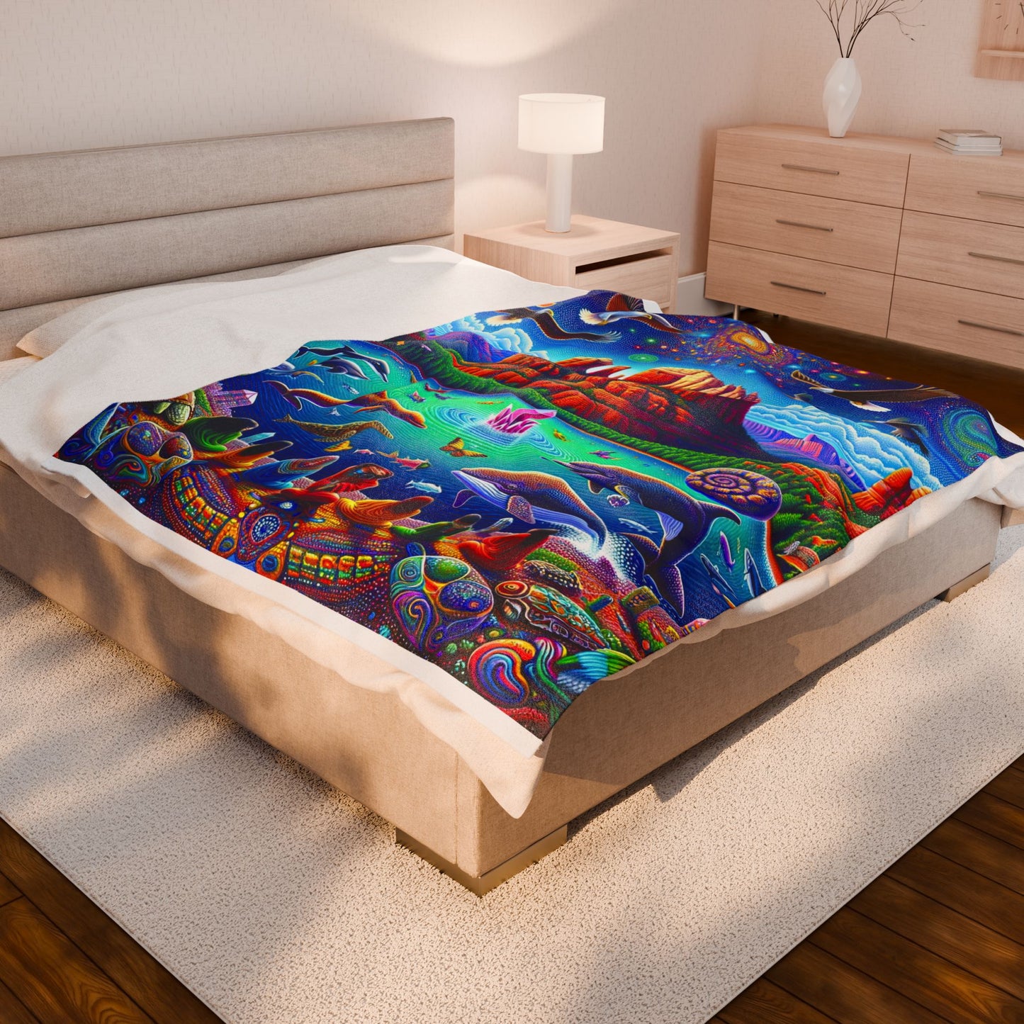 Dream Awake-Velveteen Plush Blanket