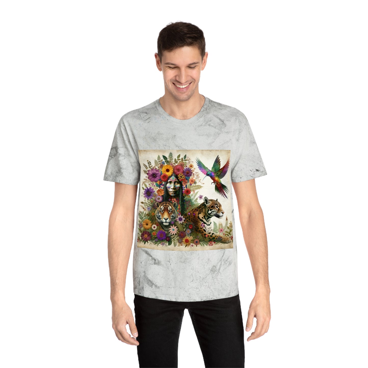 Whisper of the Medicine Woman-Unisex Color Blast T-Shirt