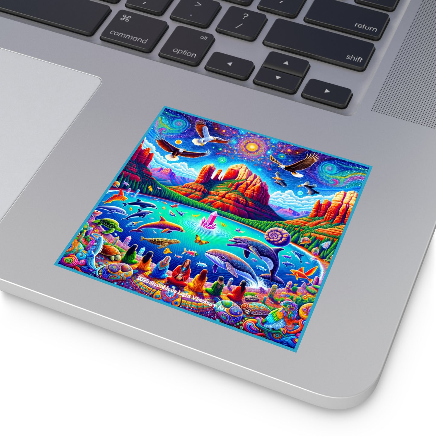 Dream Awake-Square Stickers ( Indoor & Outdoor)