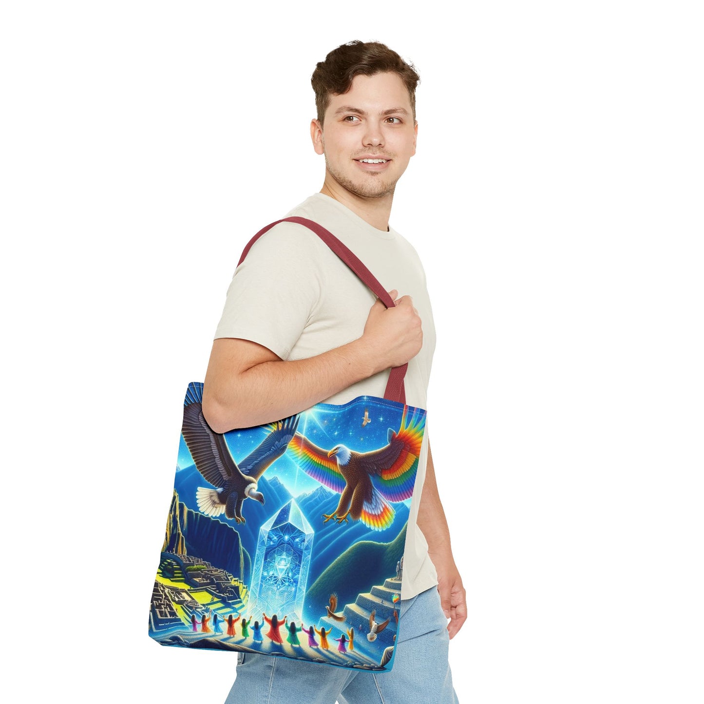 Prophecy of Eagle and Condor -Spirit Tote Bag