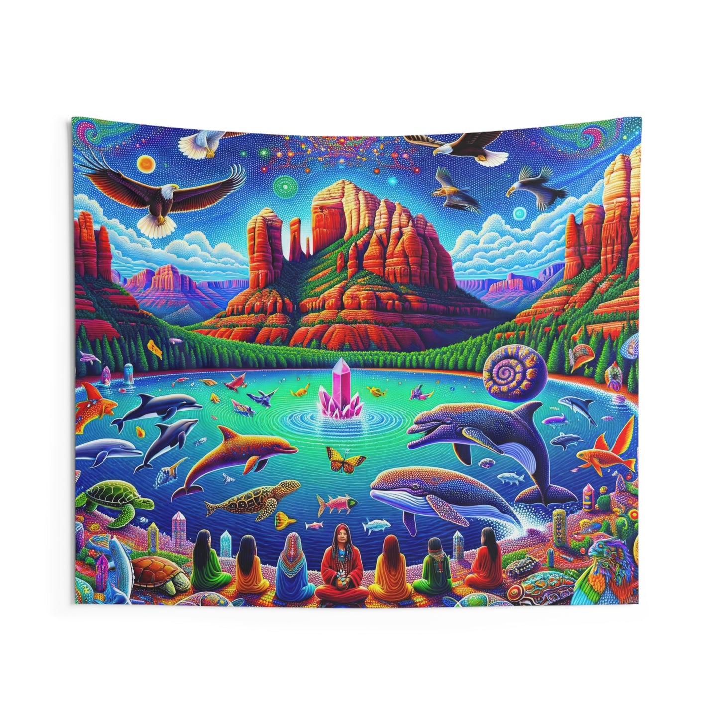Dream Awake-Inspired Indoor Wall Tapestry