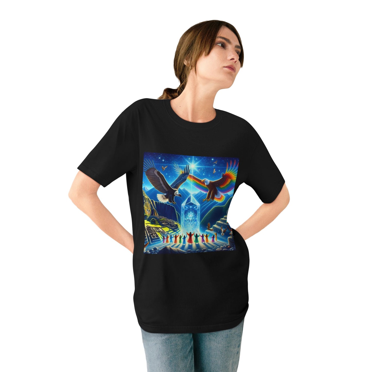 Prophecy of Eagle and Condor-Organic Cotton Unisex T-Shirt