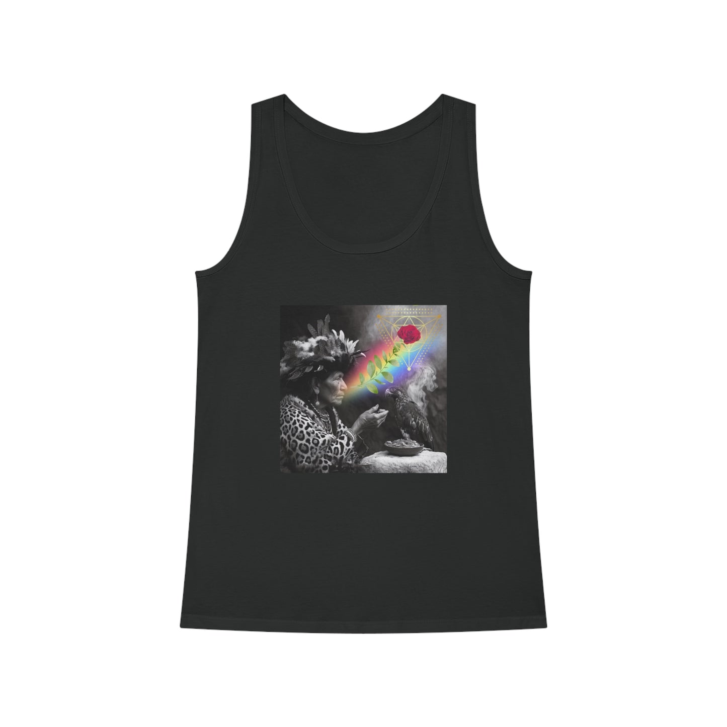 Vision of Medicine Woman-Organic Cotton Women's Tank Top