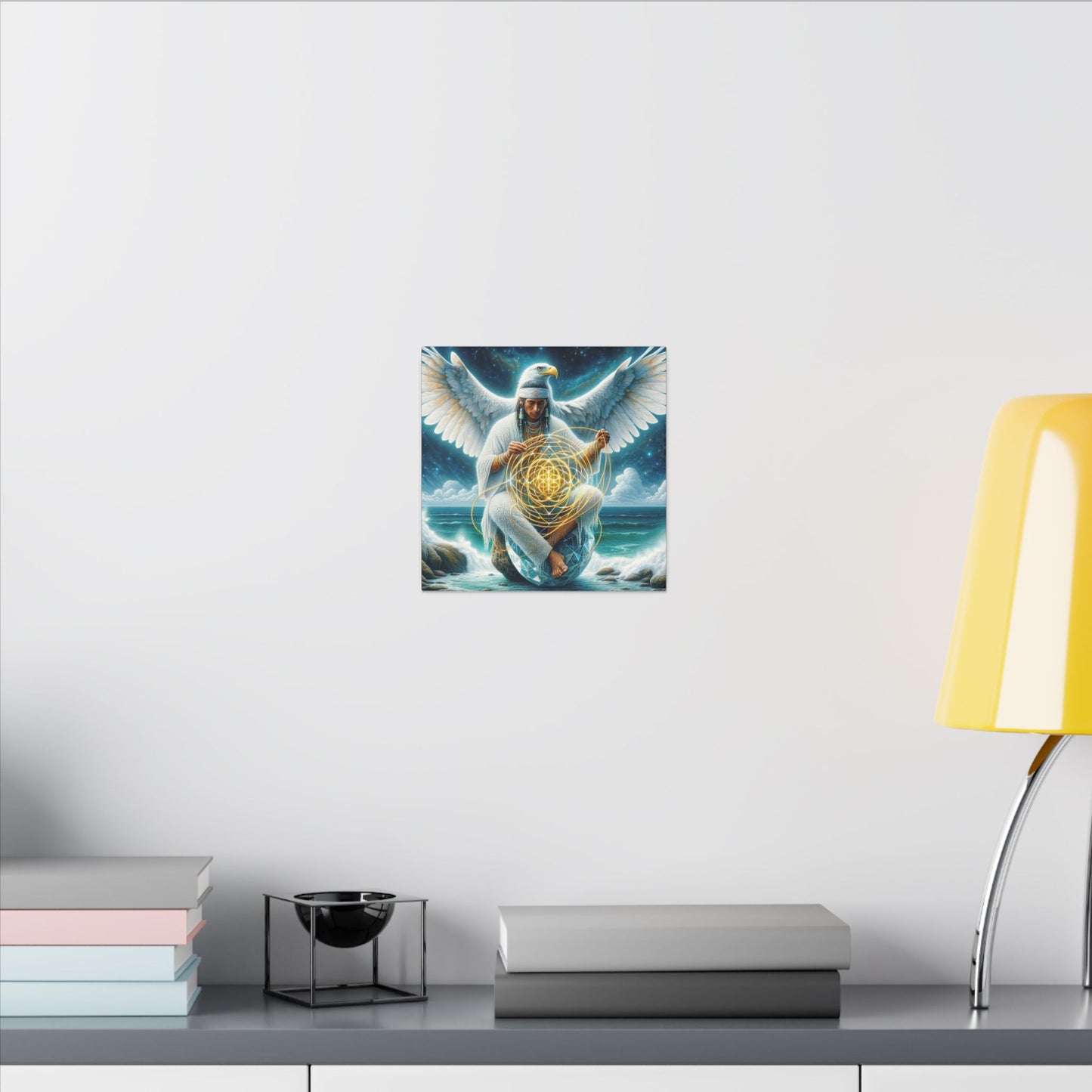 The Weaver of Light-Matte Canvas Art