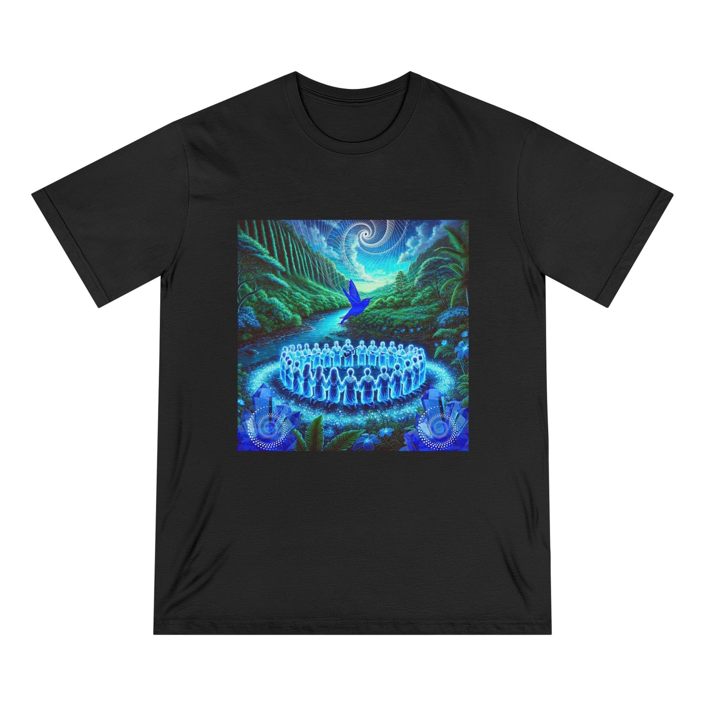 The Song of the Blue Hummingbird -100% Organic Cotton T-shirt