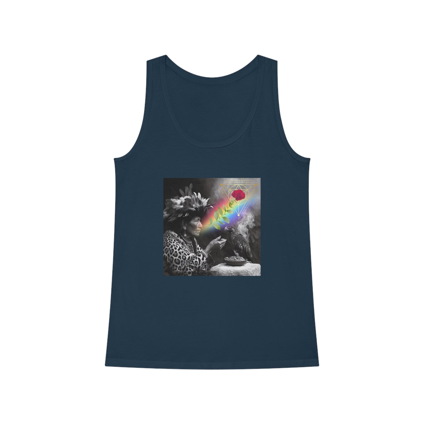 Vision of Medicine Woman-Organic Cotton Women's Tank Top