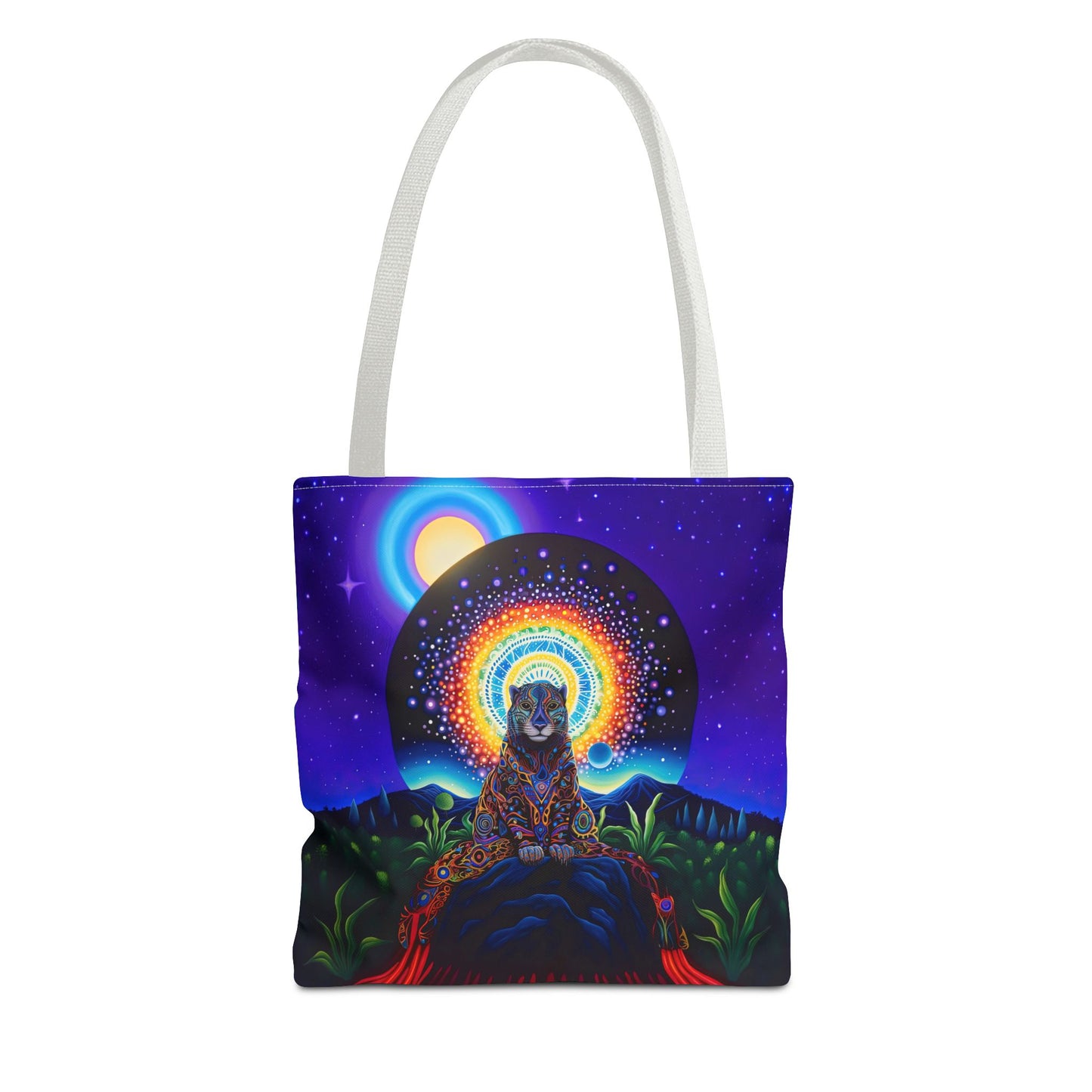 Cosmic Jaguar Tote Bag