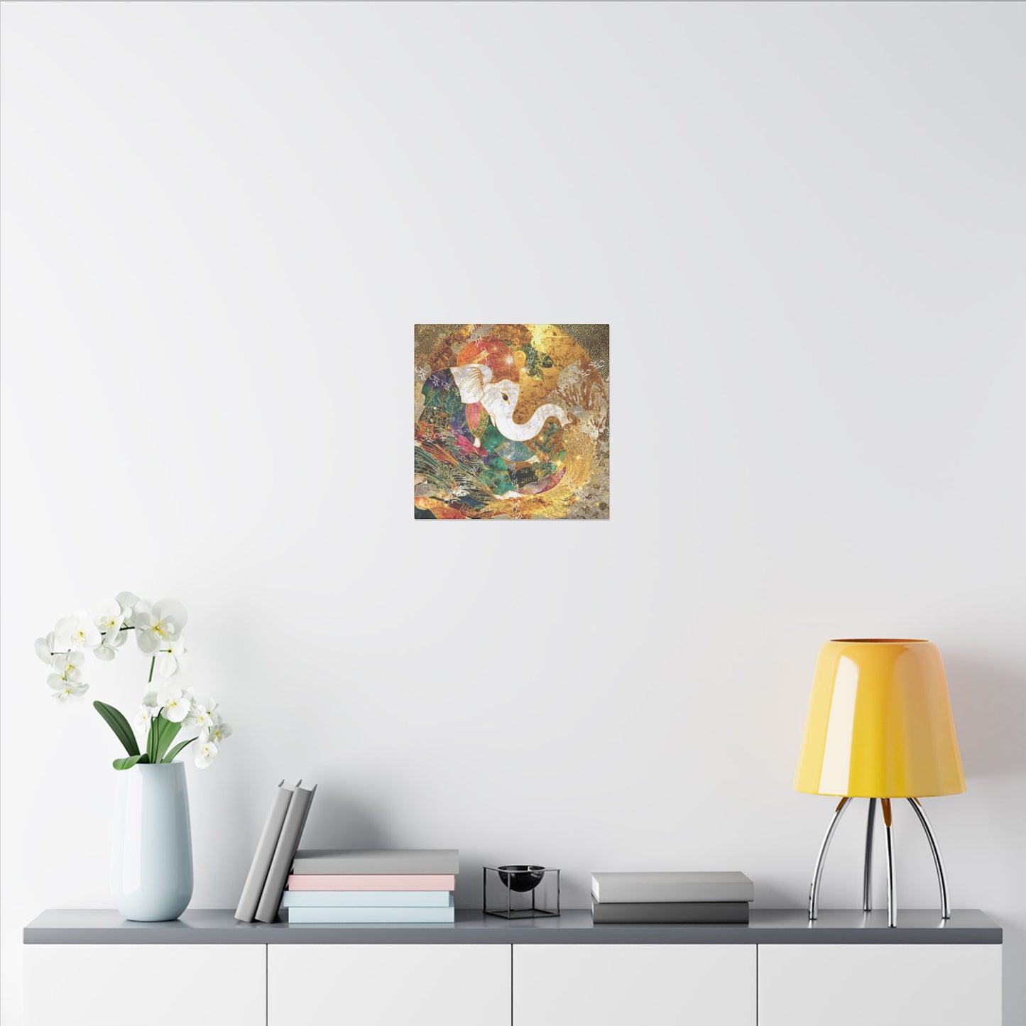 Blessing of Ganesha-Matte Premium Canvas Art