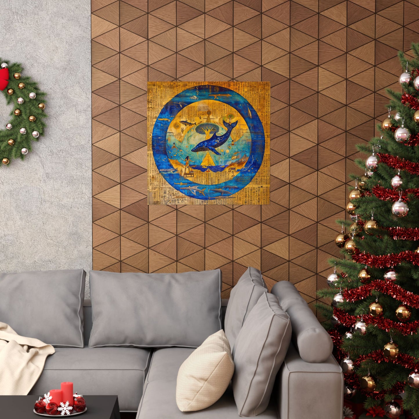 Star Whale and Tree of Life-Museum Grade Matte Poster