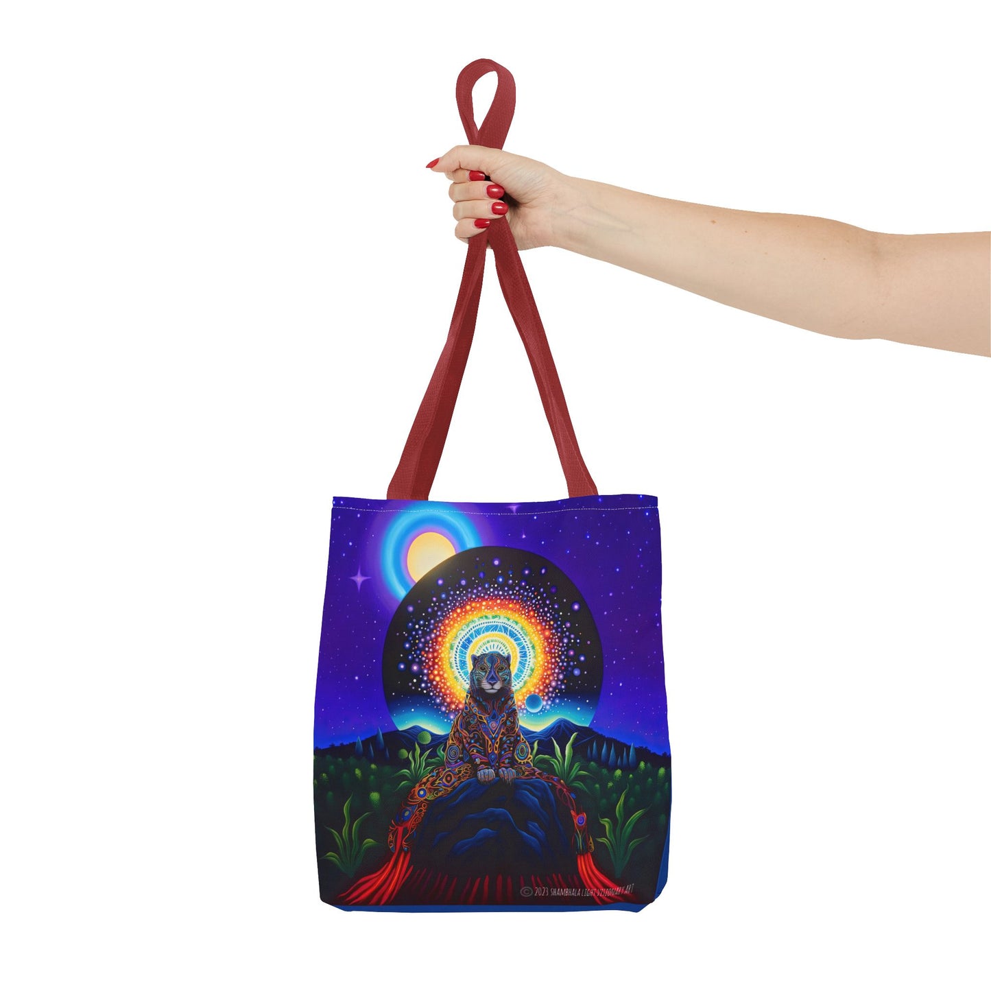 Cosmic Jaguar Tote Bag