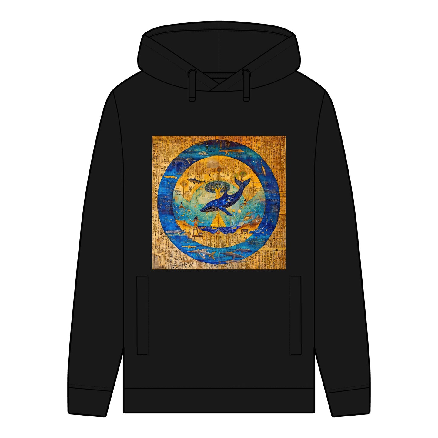 Sirius Codex: Whale Guardian and the Tree of Light-Man's 100% Organic Cotton Hoodie