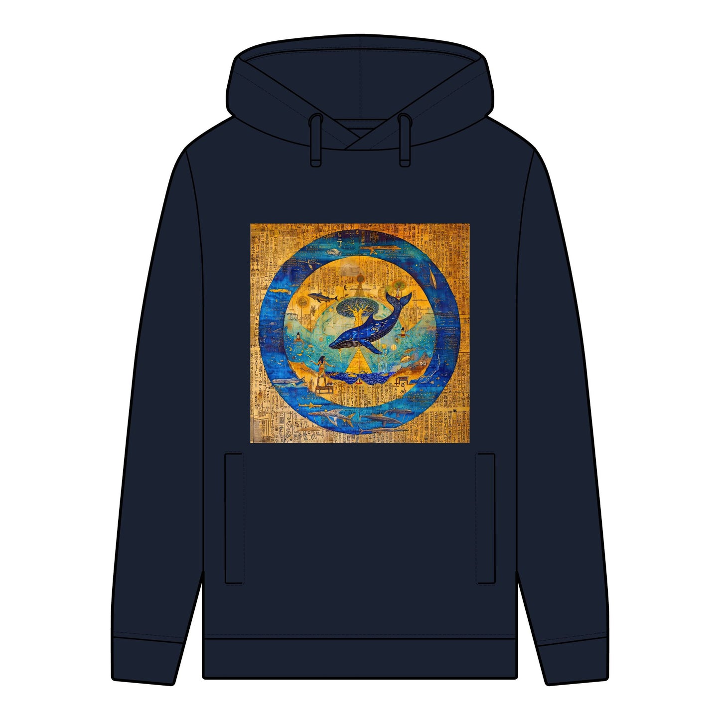 Sirius Codex: Whale Guardian and the Tree of Light-Man's 100% Organic Cotton Hoodie