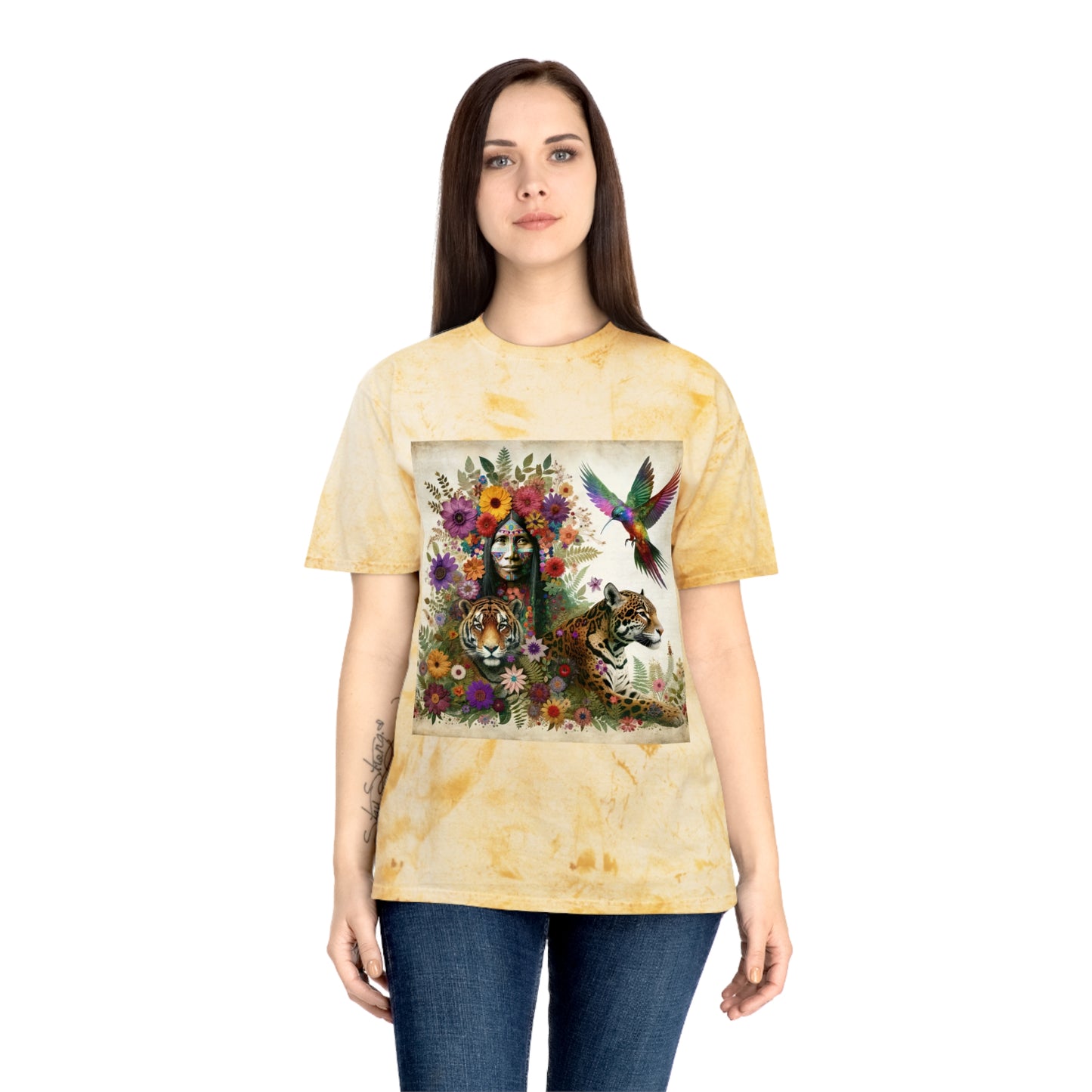 Whisper of the Medicine Woman-Unisex Color Blast T-Shirt