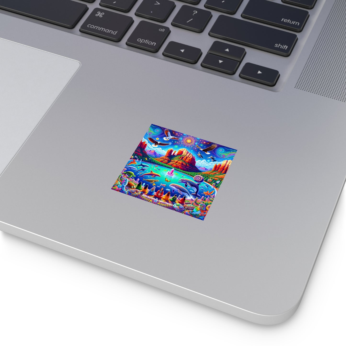 Dream Awake-Square Stickers ( Indoor & Outdoor)
