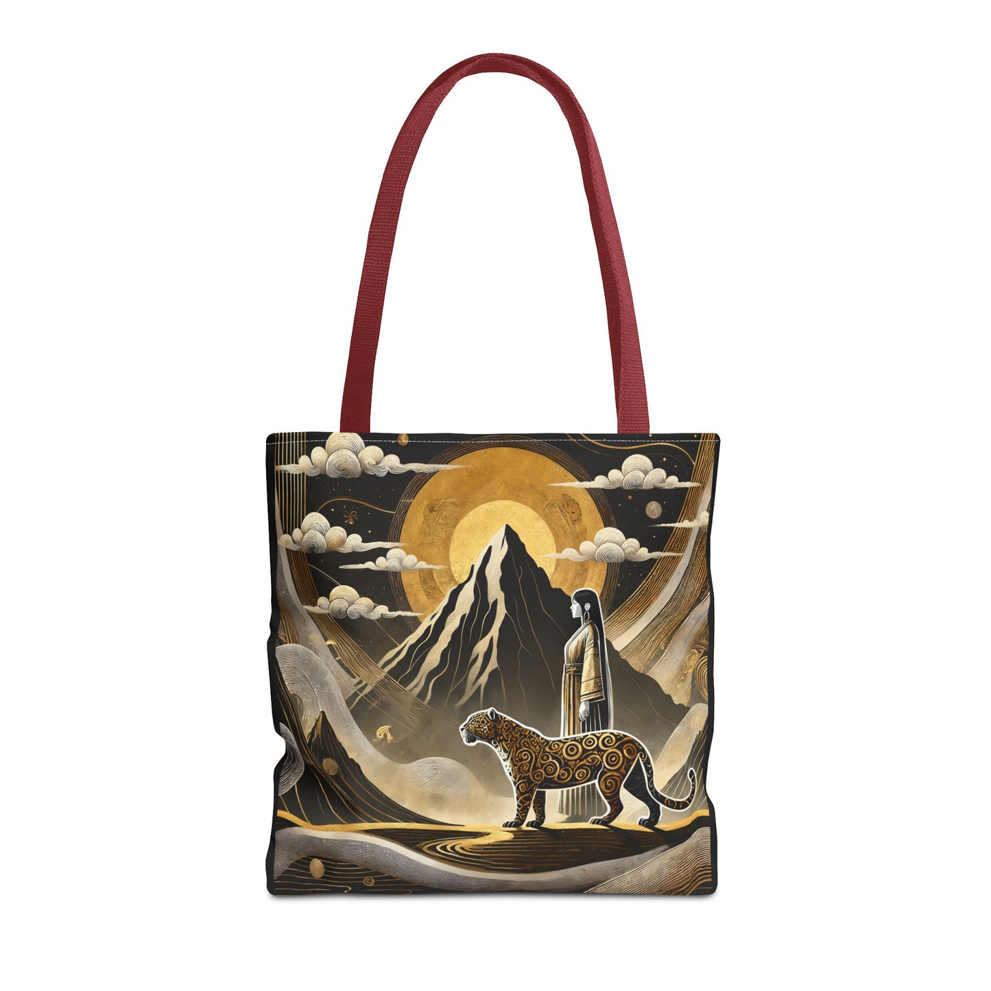 Golden Dream & Jaguar's Path Spirit Tote Bag