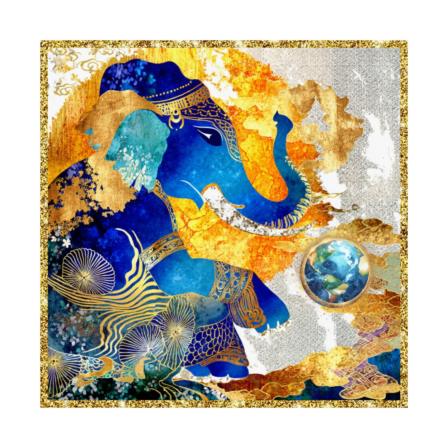 Blessing of Ganesha-Museum Grade Matte Art Poster