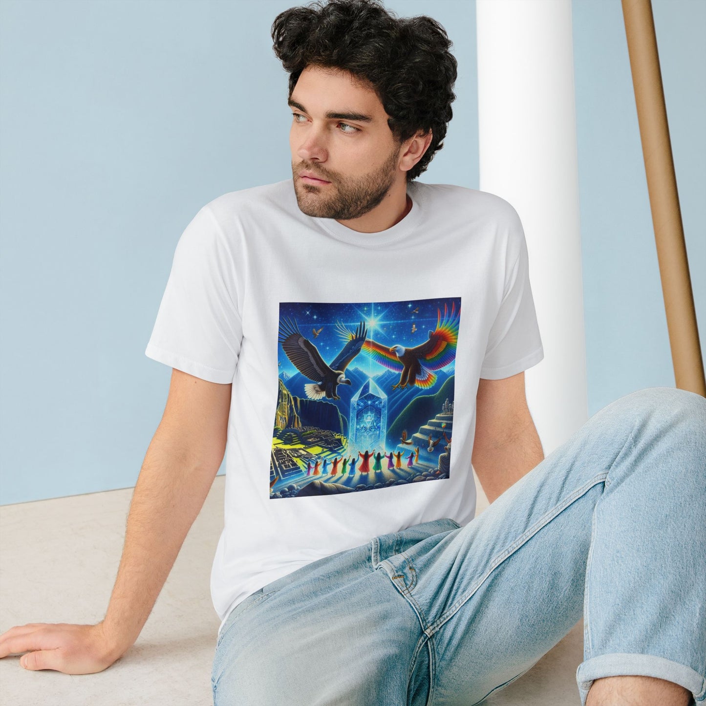 Prophecy of Eagle and Condor-Organic Cotton Unisex T-Shirt