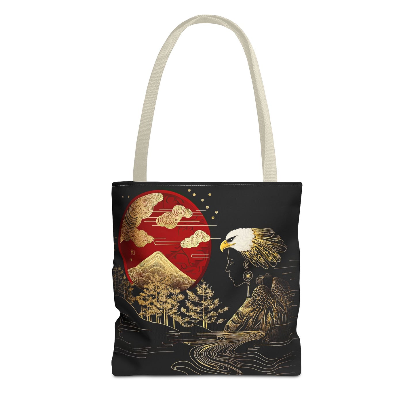 The Golden Eagle&Sun-Spirit Tote Bag