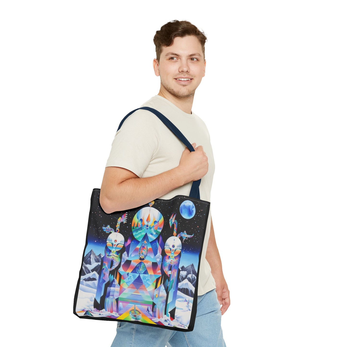 Cosmic City of Crystal -Spirit Tote Bag