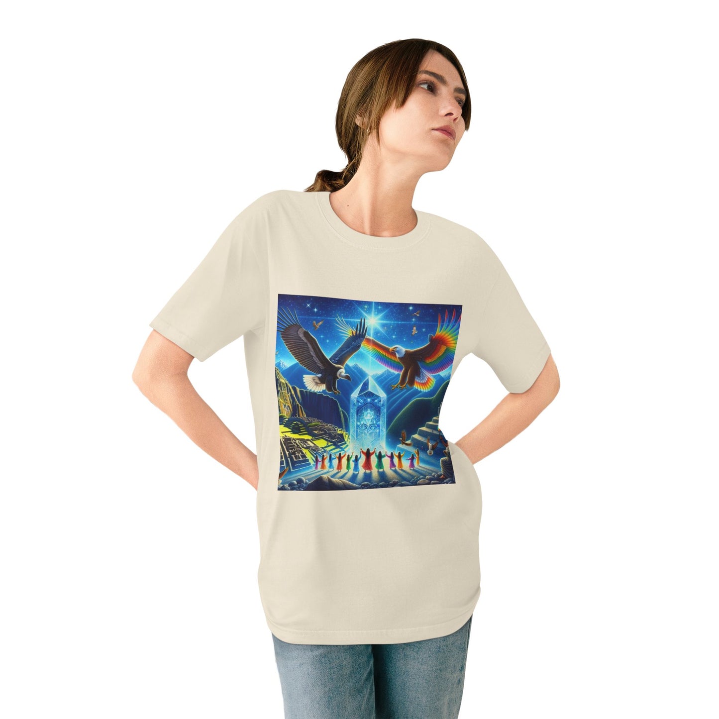 Prophecy of Eagle and Condor-Organic Cotton Unisex T-Shirt