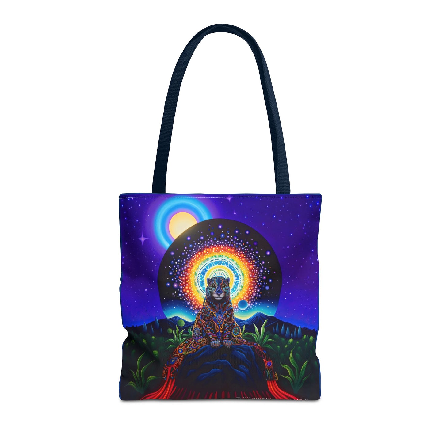 Cosmic Jaguar Tote Bag