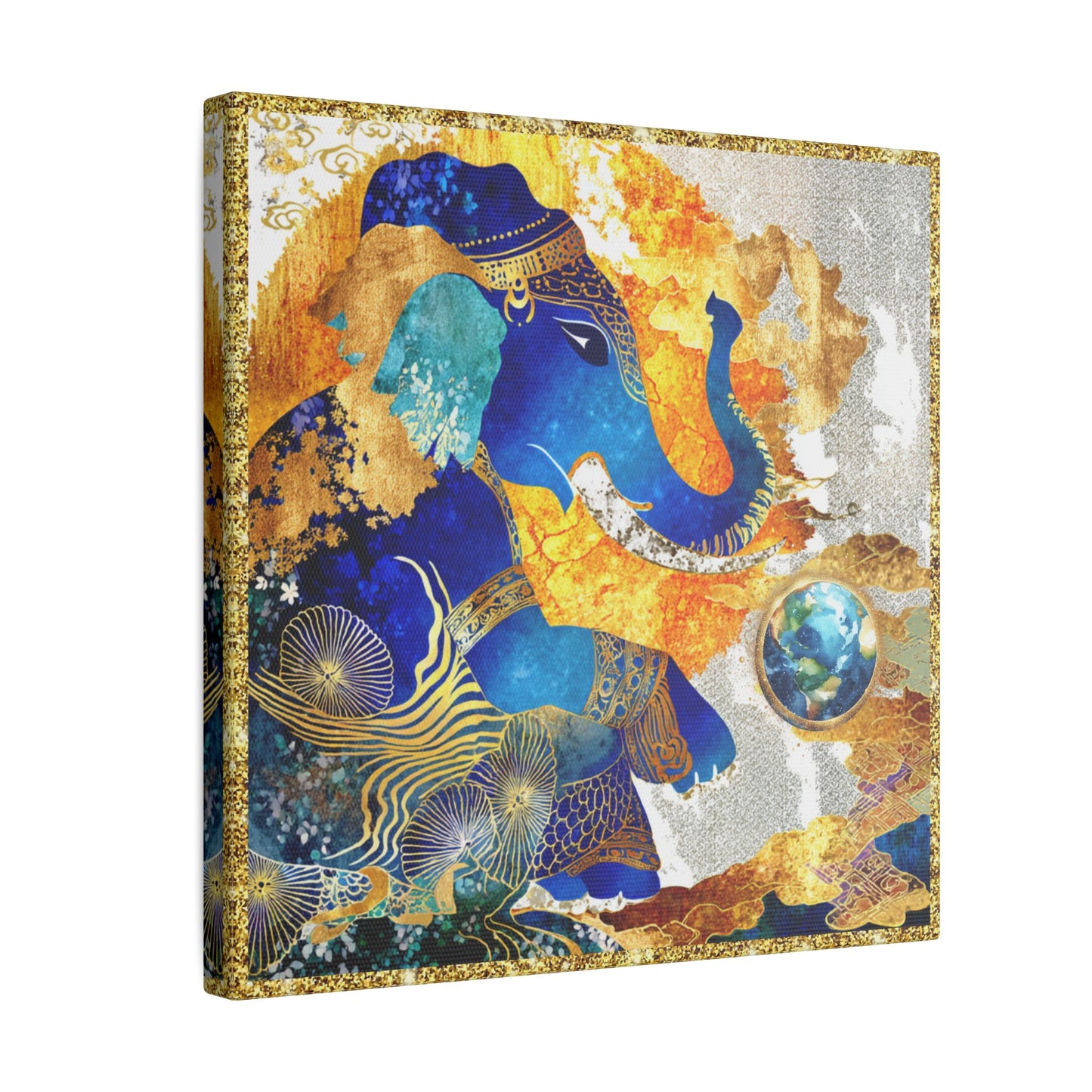 Blessing of Ganesha-Matte Canvas Art