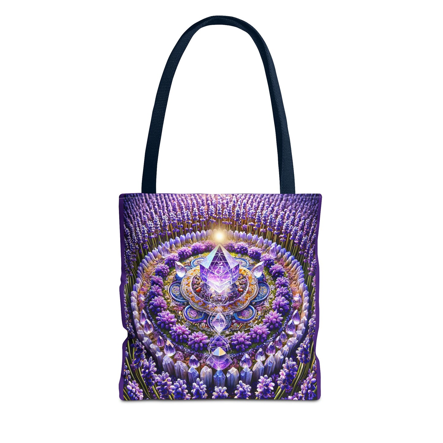 Violet Flame Mandara-Spirit Tote Bag -