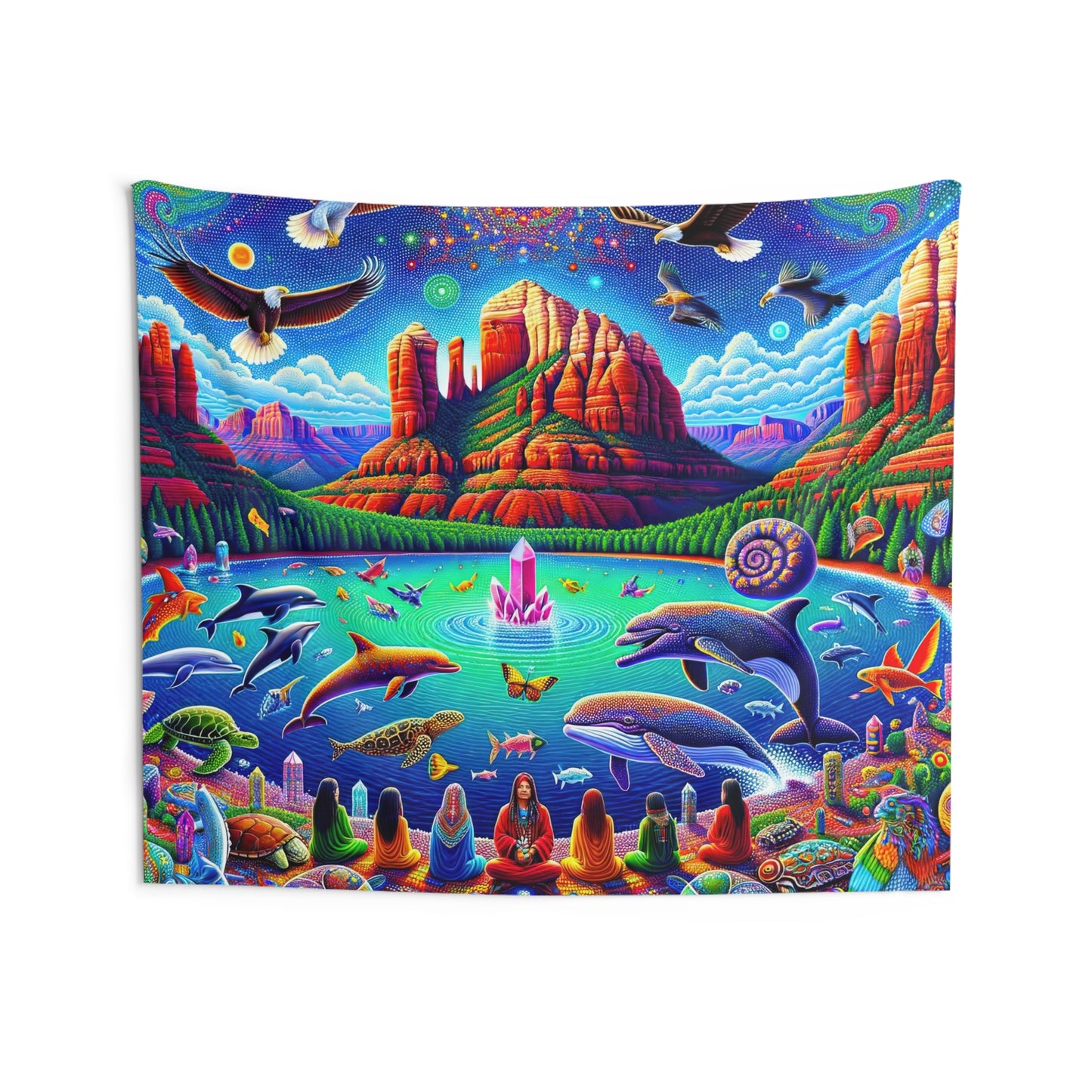 Dream Awake-Inspired Indoor Wall Tapestry