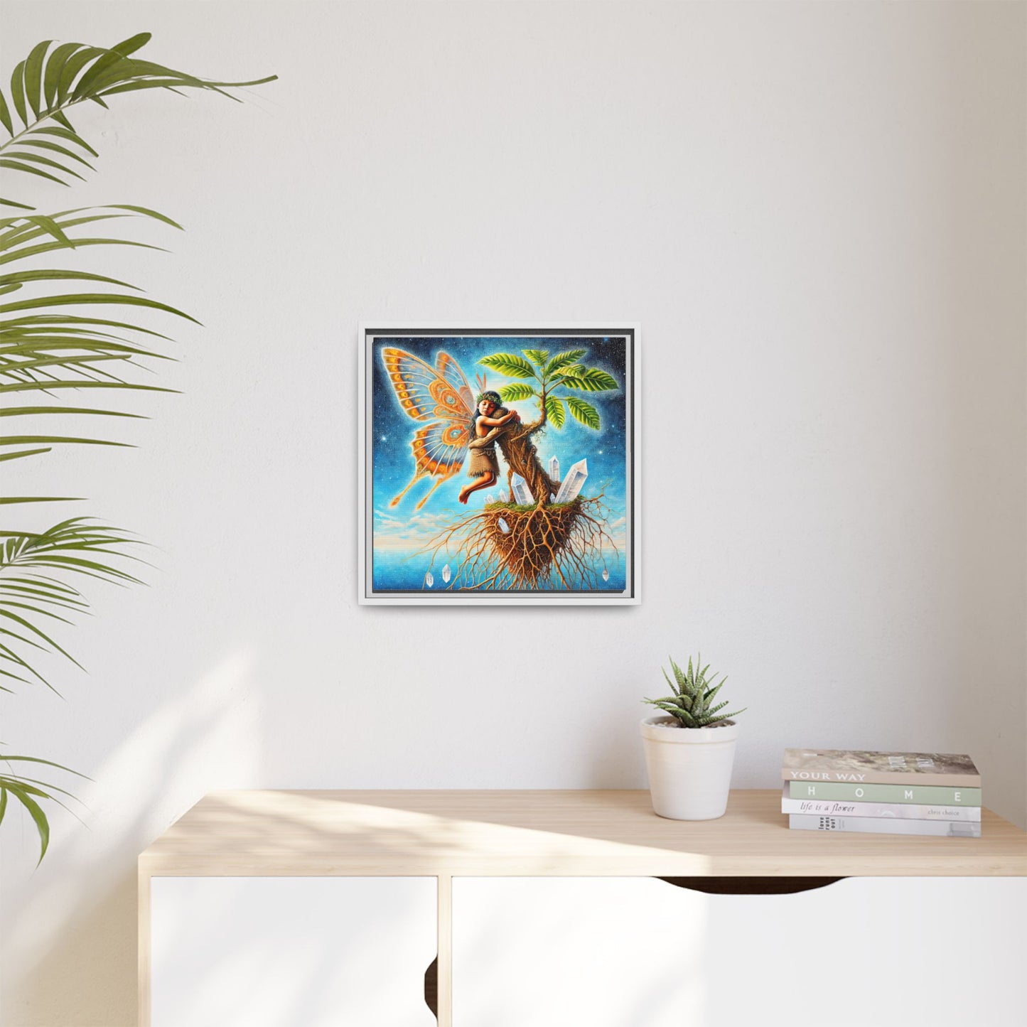 Child of The Earth-Framed Canvas Art