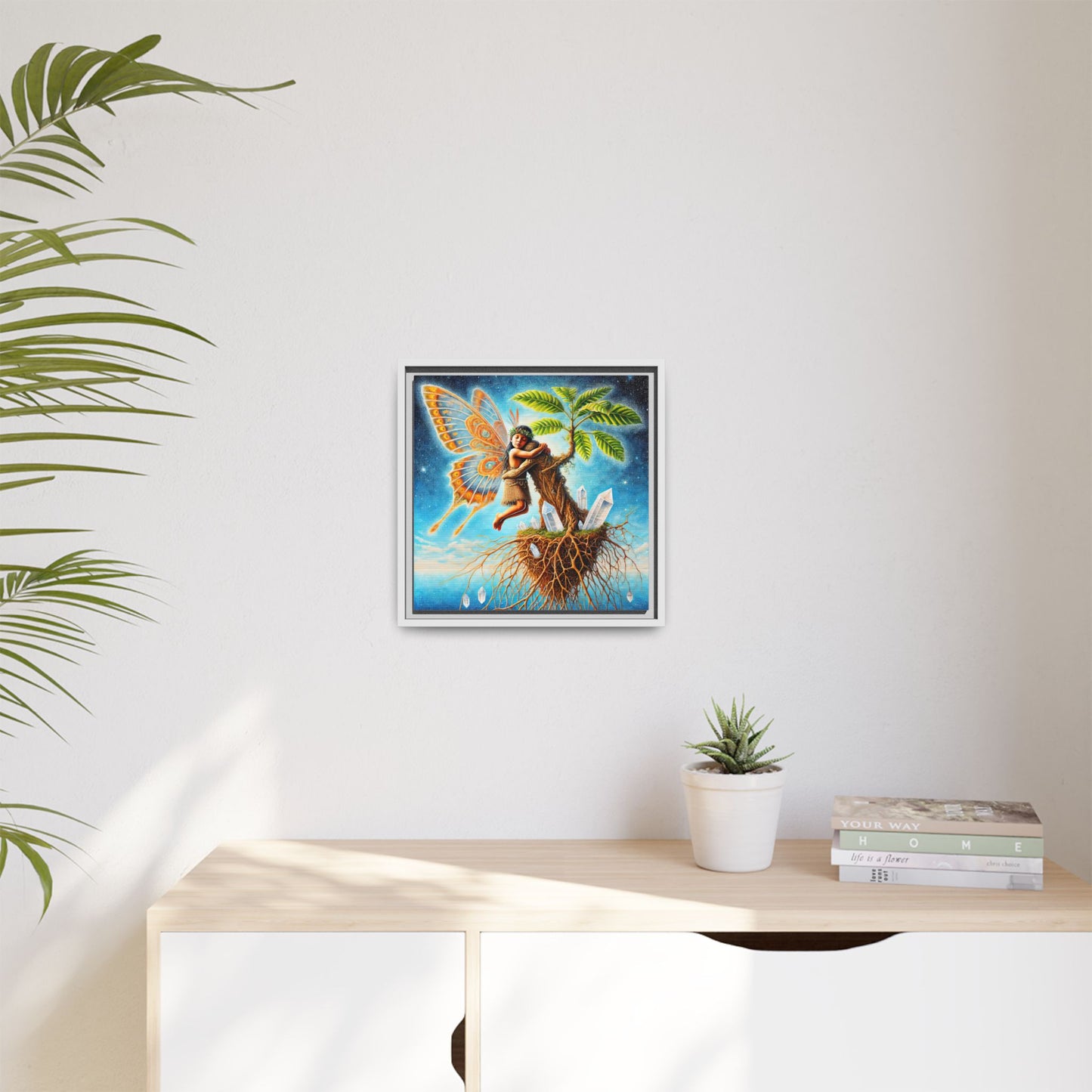 Child of The Earth-Framed Canvas Art
