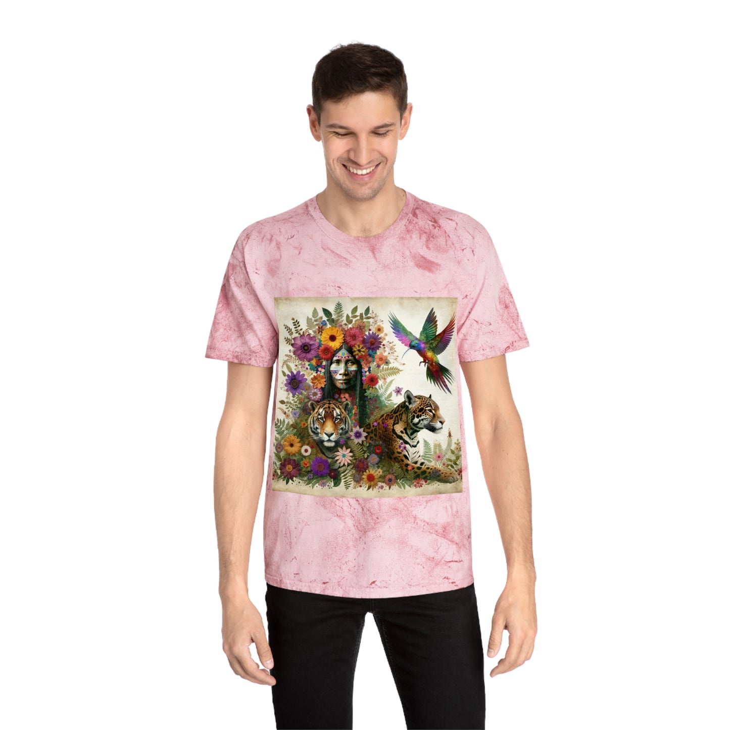 Whisper of the Medicine Woman-Unisex Color Blast T-Shirt