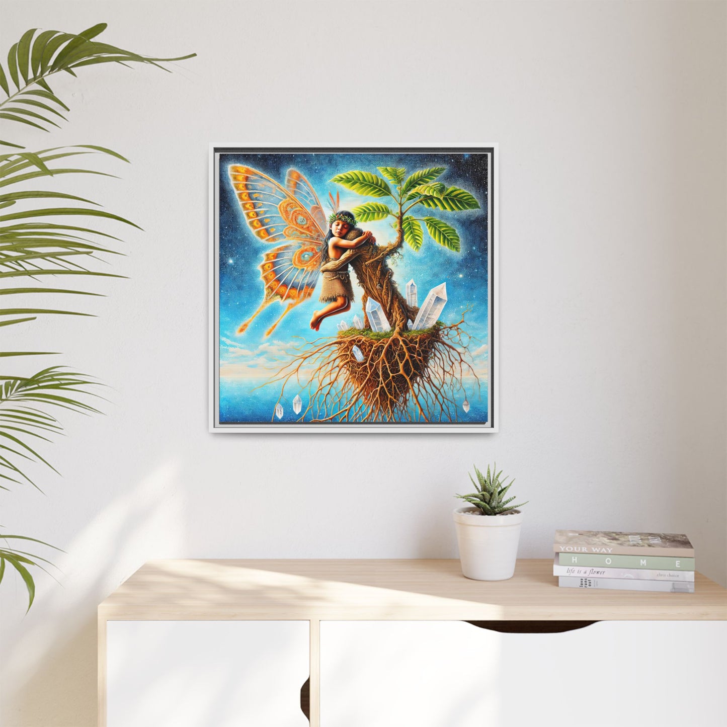 Child of The Earth-Framed Canvas Art