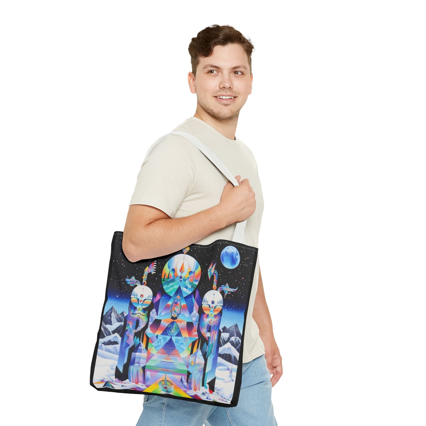 Cosmic City of Crystal -Spirit Tote Bag