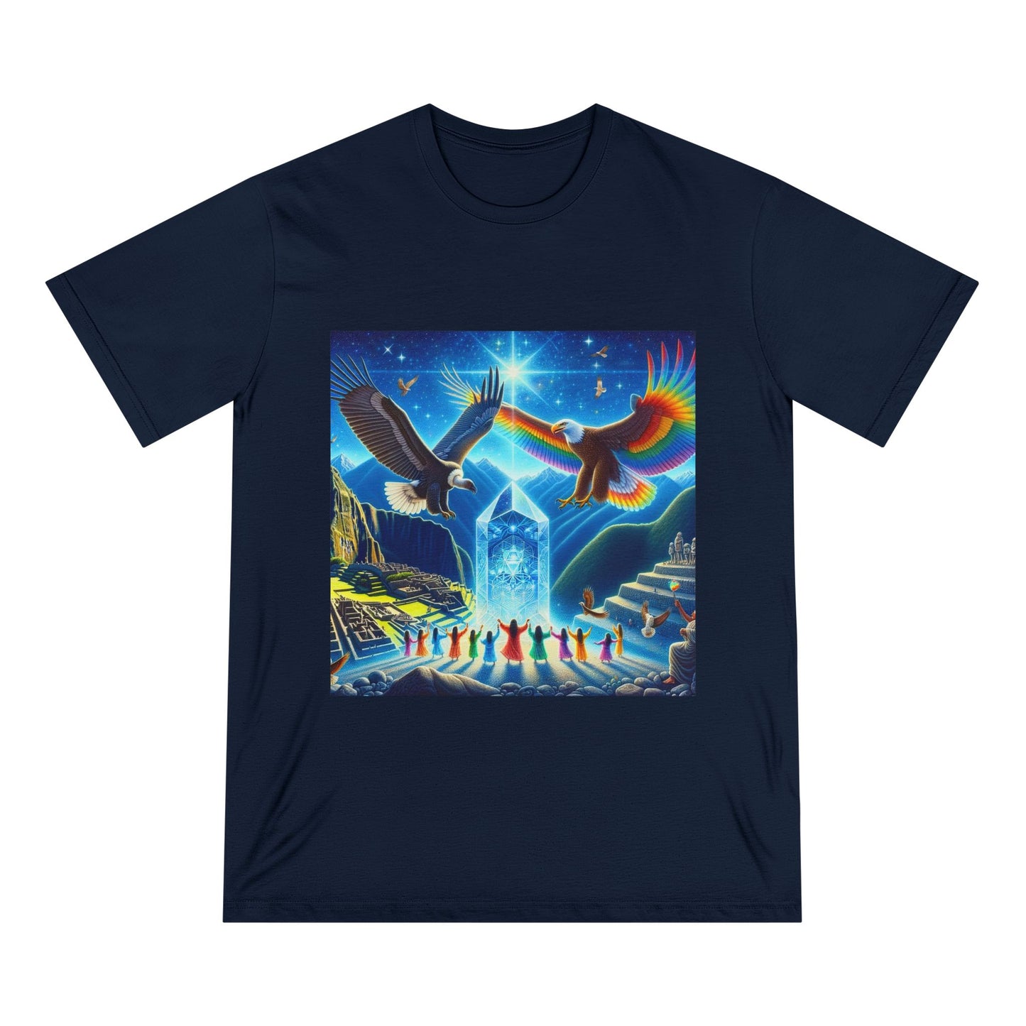 Prophecy of Eagle and Condor-Organic Cotton Unisex T-Shirt