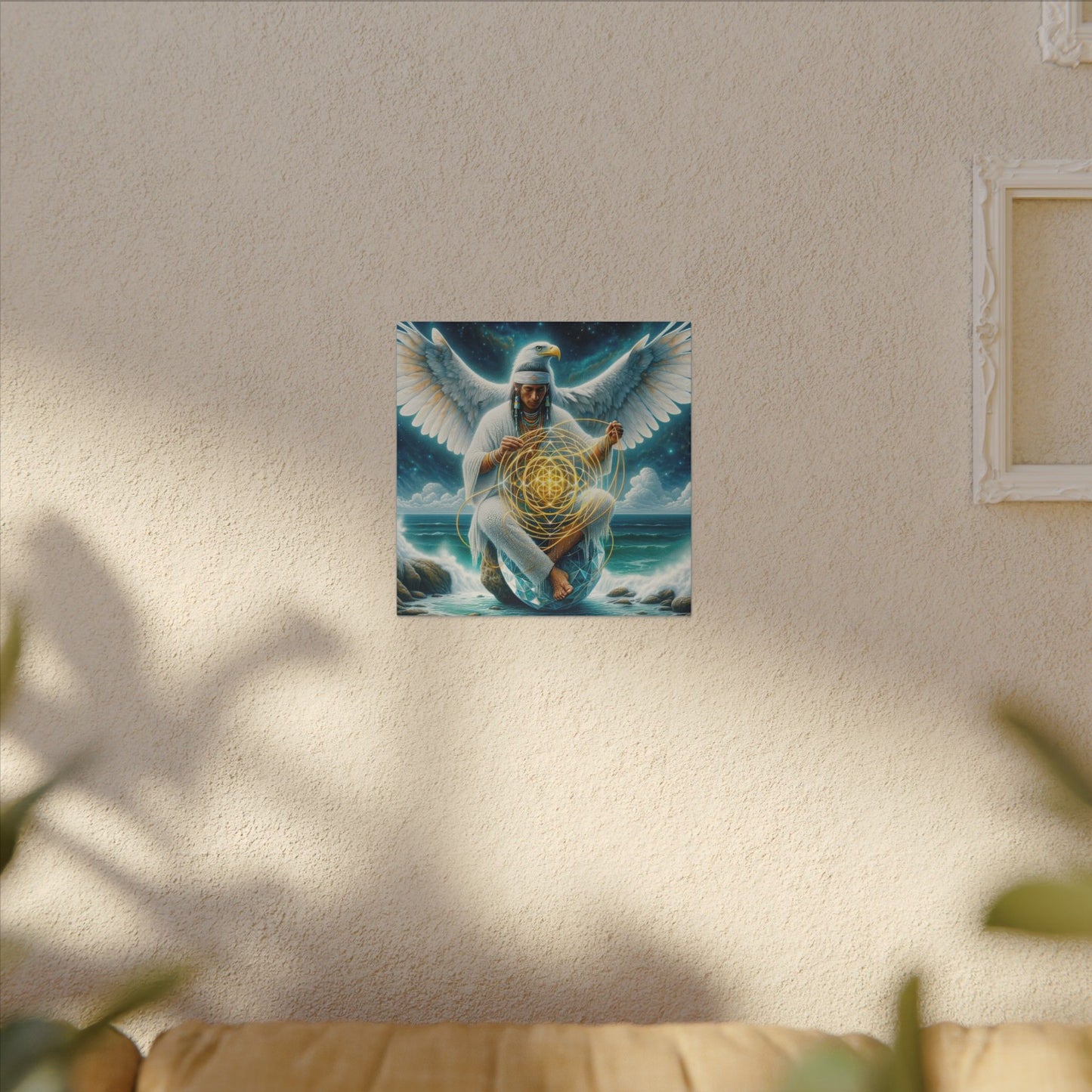 The Weaver of Light-Matte Canvas Art