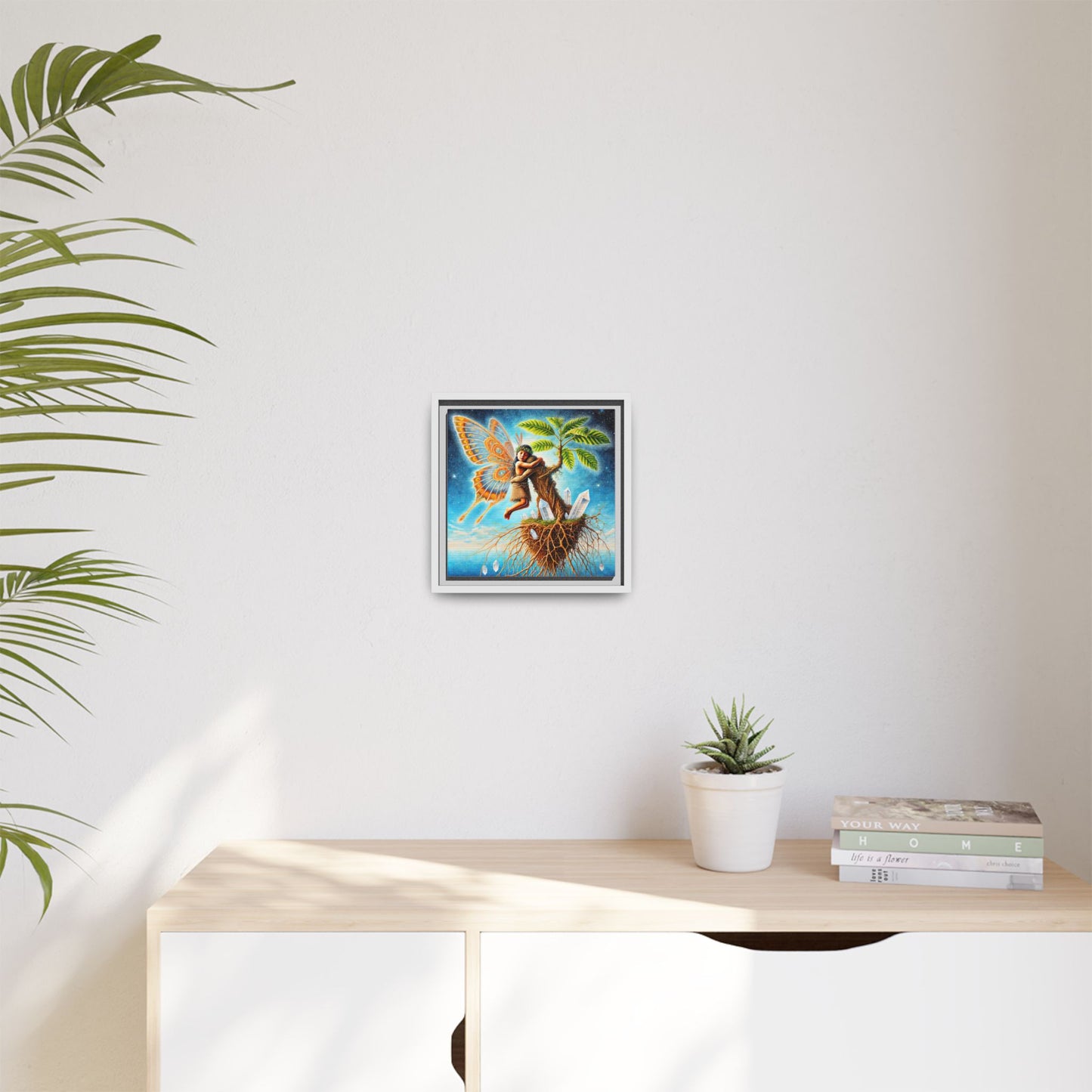 Child of The Earth-Framed Canvas Art