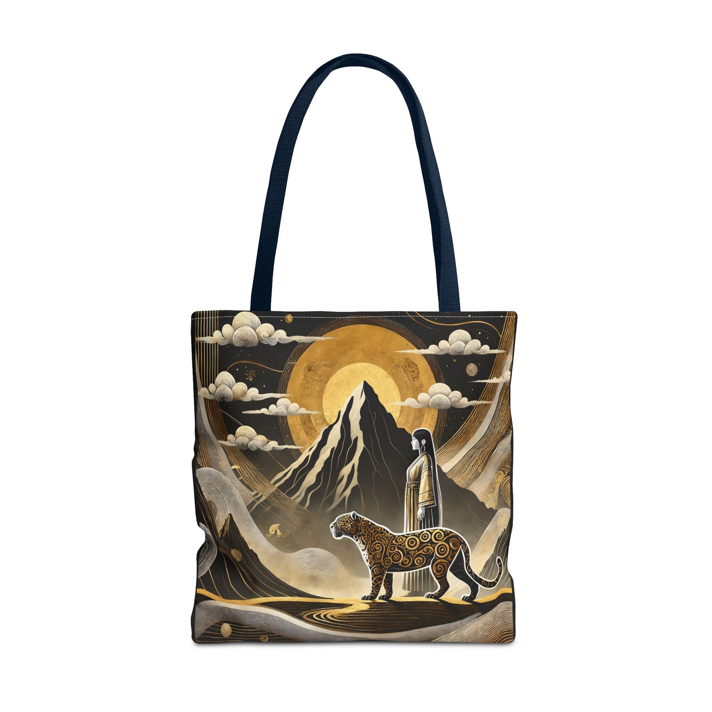 Golden Dream & Jaguar's Path Spirit Tote Bag