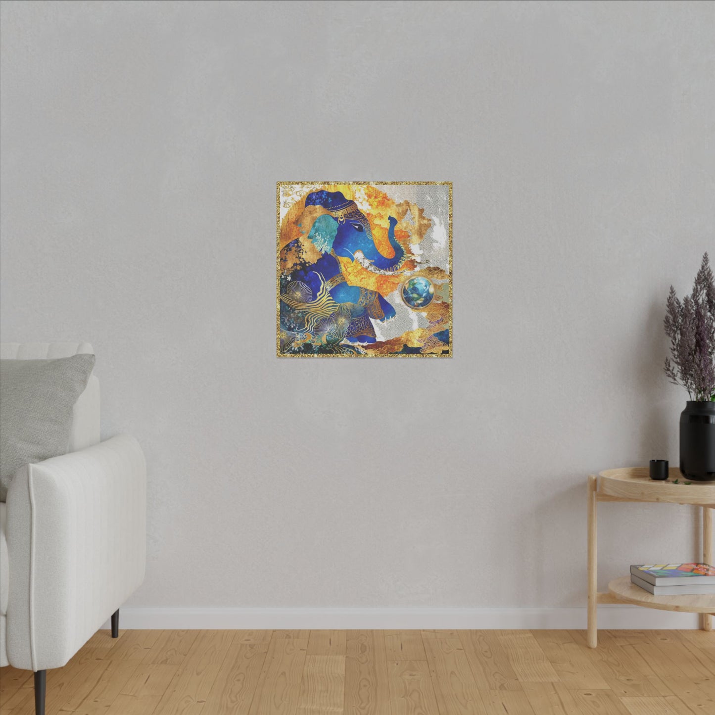 Blessing of Ganesha-Matte Canvas Art