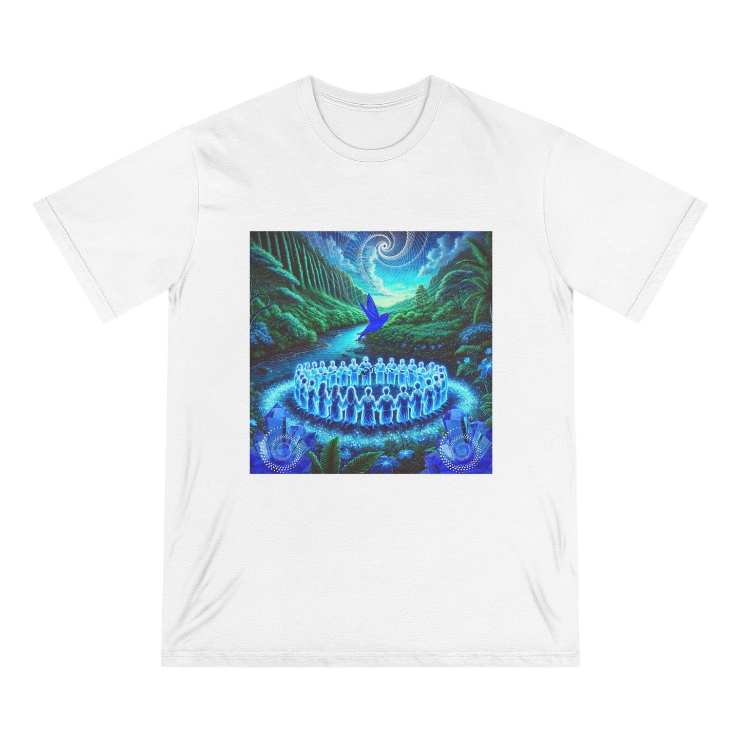 The Song of the Blue Hummingbird -100% Organic Cotton T-shirt