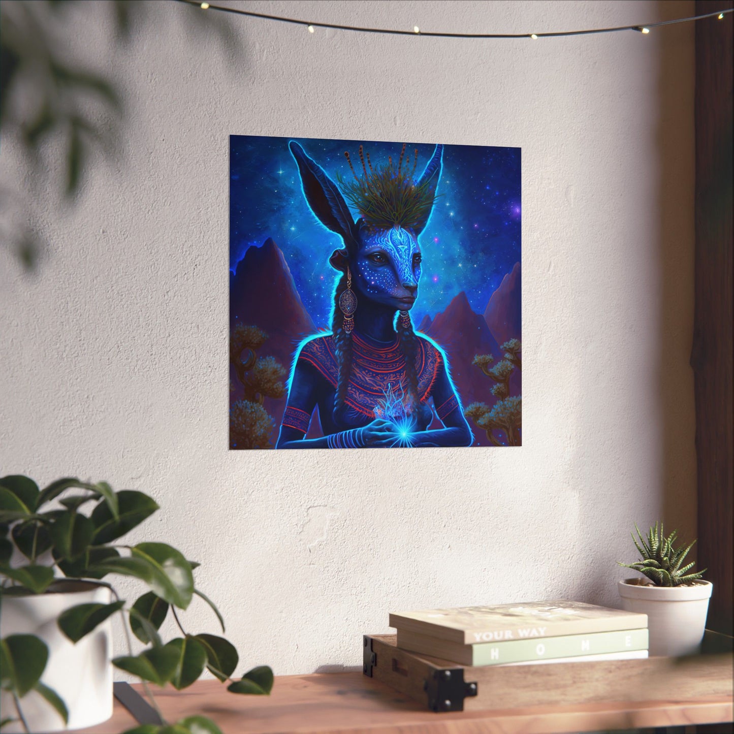 Sacred Blue Deer -Museum Grade Matte Posters
