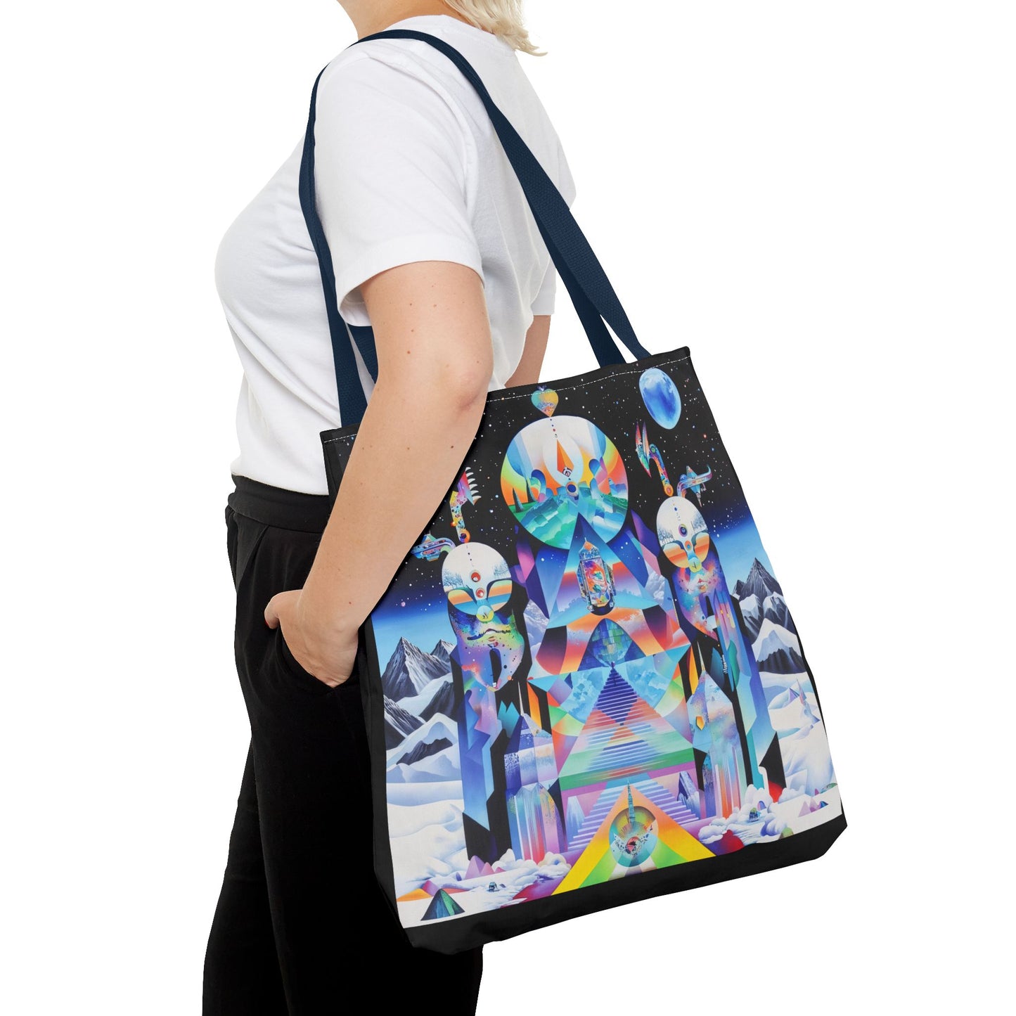 Cosmic City of Crystal -Spirit Tote Bag