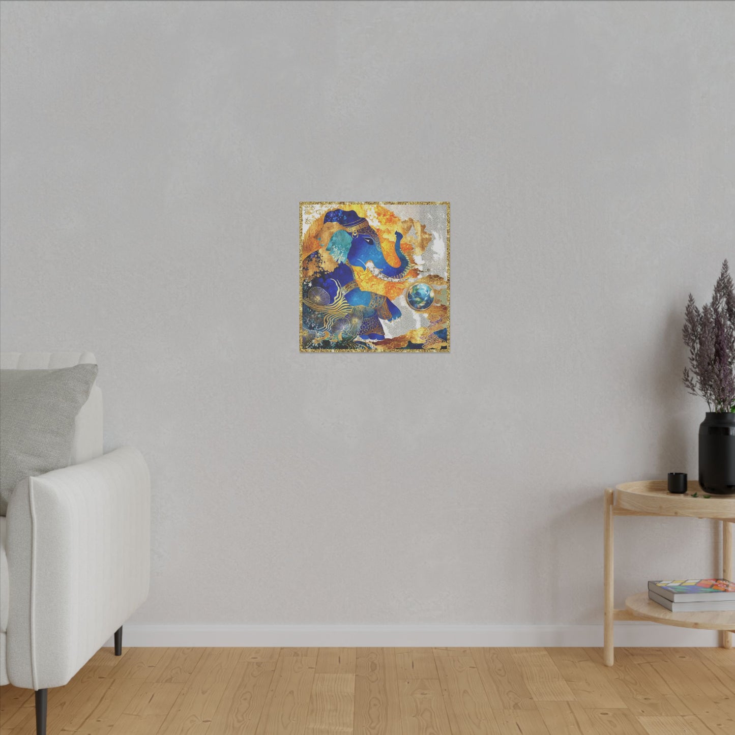 Blessing of Ganesha-Matte Canvas Art