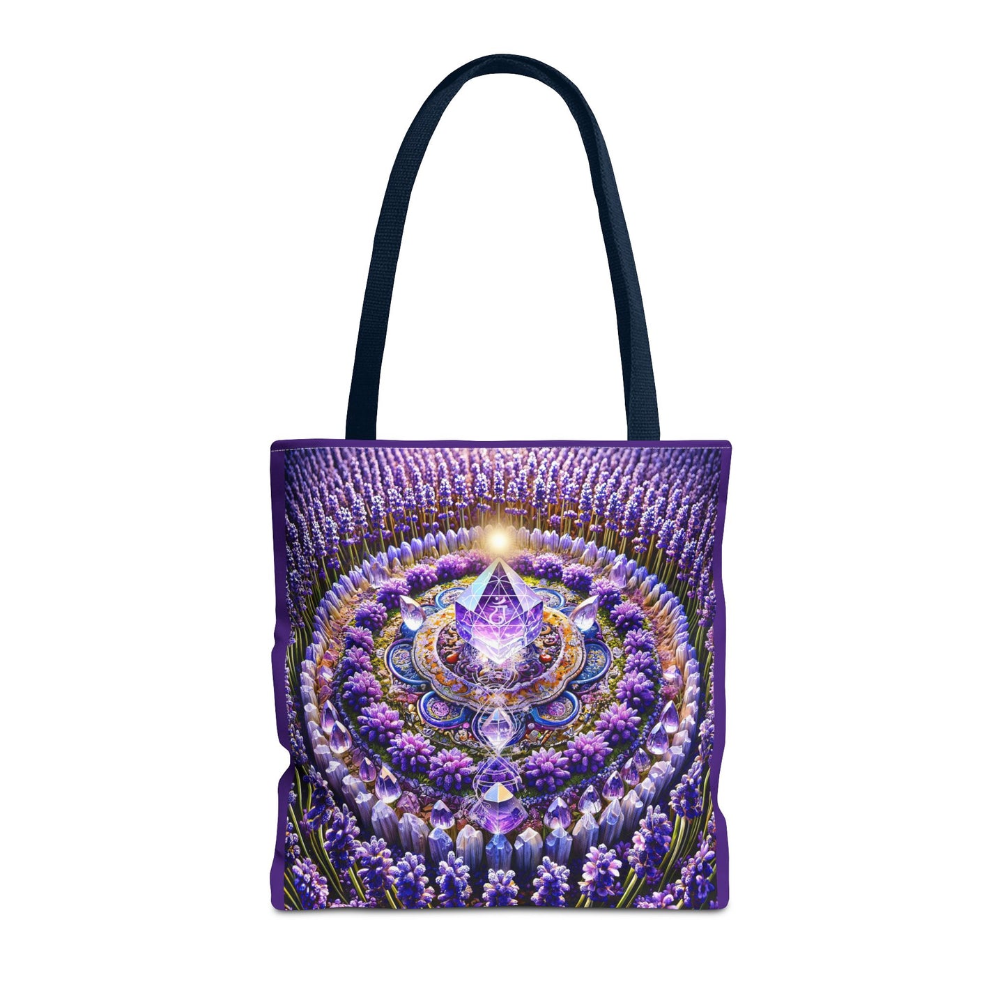 Violet Flame Mandara-Spirit Tote Bag -