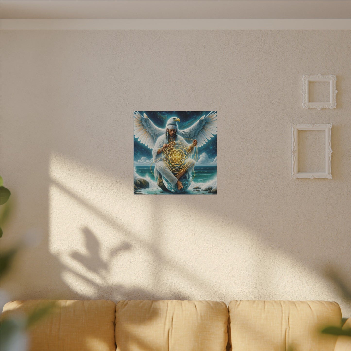 The Weaver of Light-Matte Canvas Art