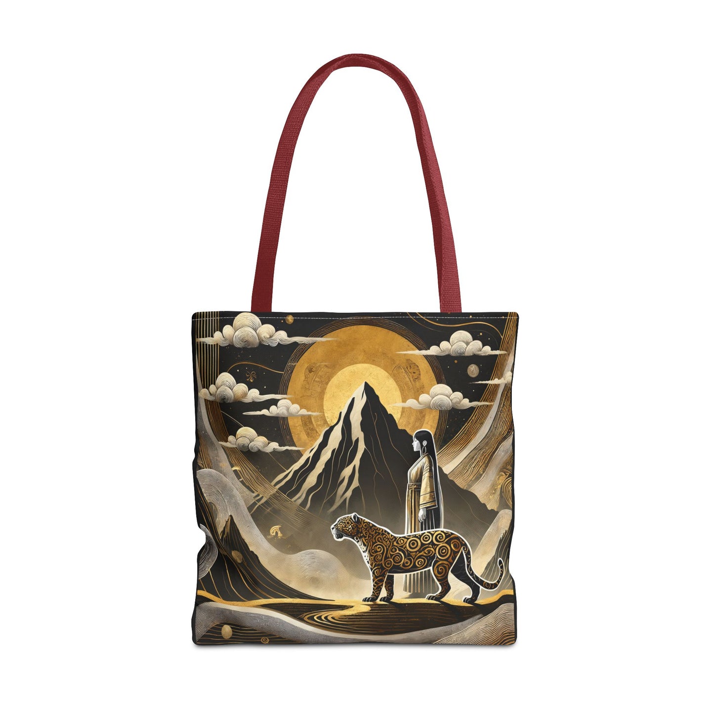 Golden Dream & Jaguar's Path Spirit Tote Bag