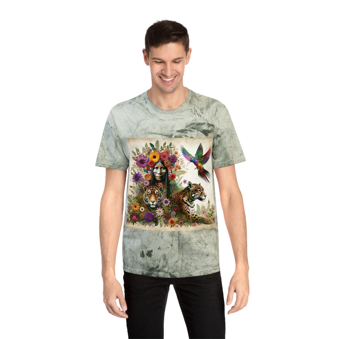 Whisper of the Medicine Woman-Unisex Color Blast T-Shirt