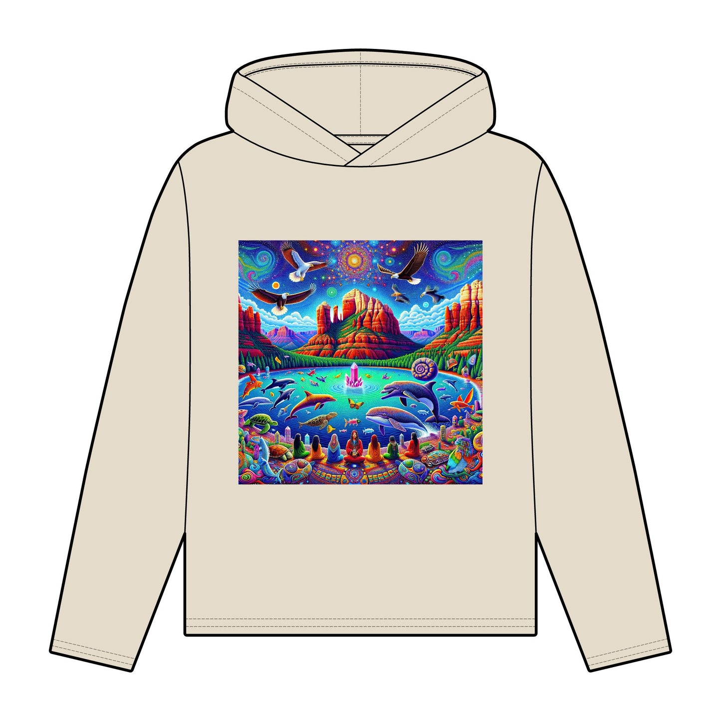 Dream Awake-Women's 100% Organic Cotton Hoodie