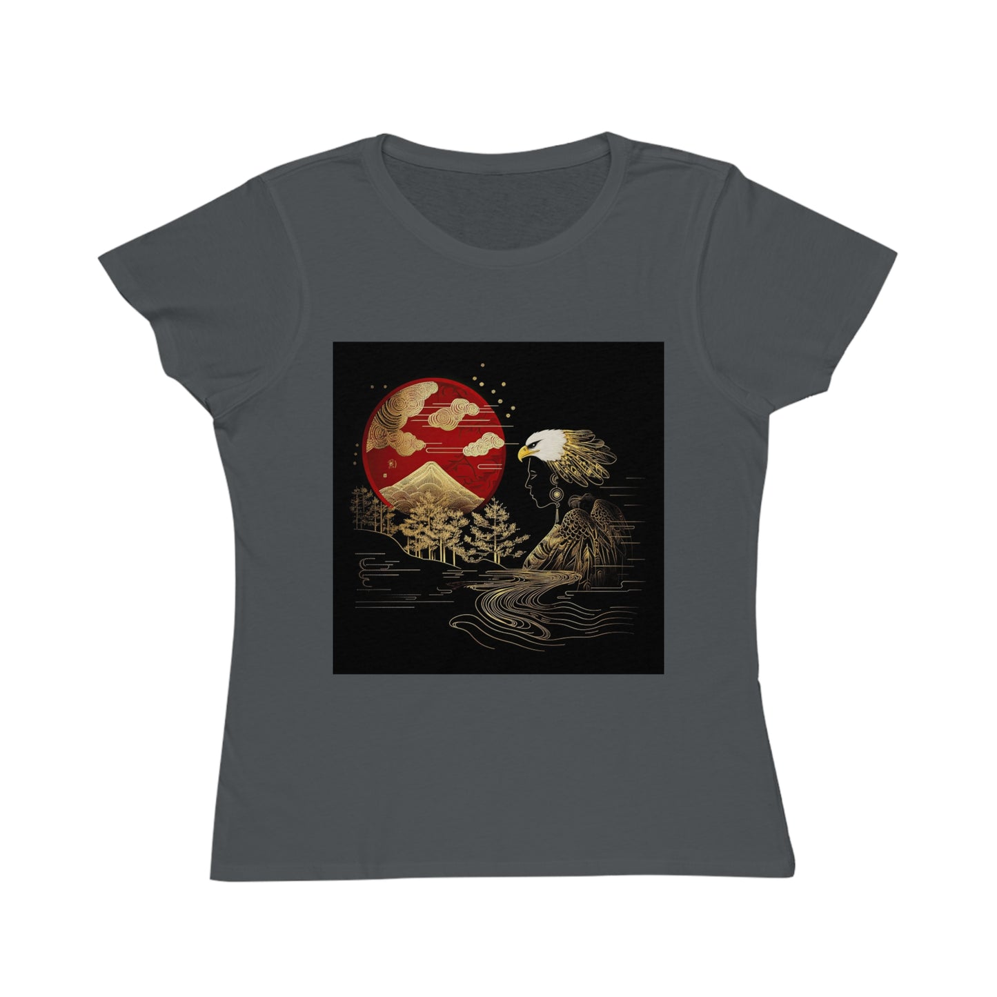 The Golden Eagle&Sun Women's 100% Organic Cotton T-Shirt